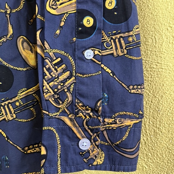 New Mens Stussy Brass Shirt in Navy !! Too Cool For Most of You!!! Lol! Fun !!! - Picture 5 of 11